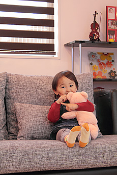 カエデ（メープル）無垢フローリング　施工写真