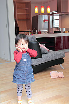 カエデ（メープル） 無垢フローリング 施工写真