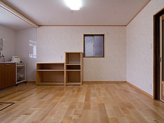 カエデ（メープル） 無垢フローリング 施工写真