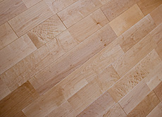 カエデ（メープル）無垢フローリング　施工写真