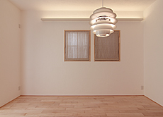 国産　板屋楓（イタヤ カエデ）無垢フローリング　施工写真