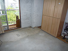 「防音マットMT0003」施工時の写真 (1)