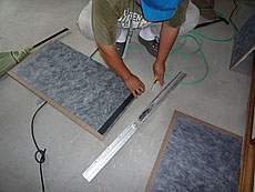 「防音マットMT0003」施工時の写真 (5)