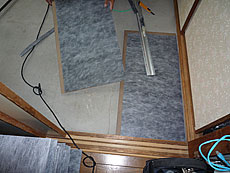 「防音マットMT0003」施工時の写真 (6)