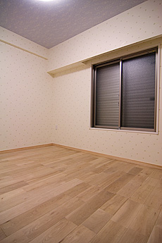 楢（なら／オーク） 無垢フローリング　施工写真