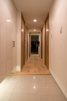 楢（なら／オーク） 無垢フローリング　施工写真