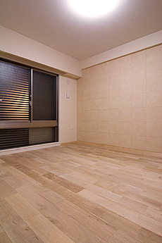 楢（なら／オーク） 無垢フローリング　施工写真