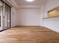 楢（なら／オーク） 無垢フローリング　施工写真