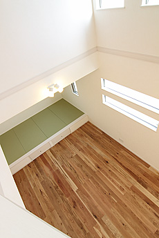 楢（なら／オーク） 無垢フローリング　施工写真