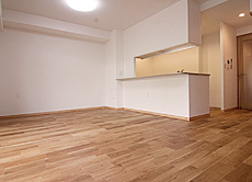 楢（なら／オーク） 無垢フローリング　施工写真