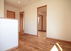 楢（なら／オーク） 無垢フローリング　施工写真