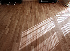 楢（なら／オーク） 無垢フローリング　施工写真