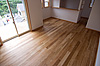 楢（なら/オーク）無垢フローリング施工写真（兵庫県川西市 戸建 新築現場）