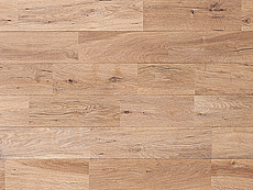 写真：ナラ（オーク） 無垢フローリング　無塗装・UNI・節あり