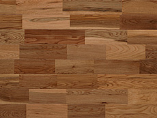 写真：ナラ（オーク） 無垢フローリング　エコウレタン塗装品(6面塗装)・UNI・節あり