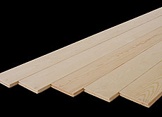 写真：パイン　無垢フローリング（節なしグレード）