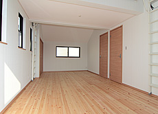 パイン 無垢フローリング 施工写真