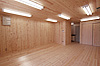 パイン 無垢羽目板 施工写真（兵庫県明石市　オフィスビル）