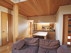 米杉（レッドシダー）羽目板　施工写真