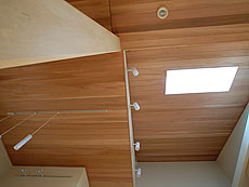 米杉（レッドシダー）羽目板　施工写真