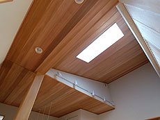 米杉（レッドシダー）羽目板　施工写真