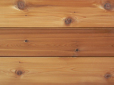 写真：米杉（レッドシダー）羽目板