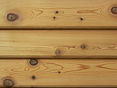 写真：米杉（レッドシダー）よろい張り　表面ブラシ仕上げ