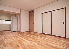 山桜（本桜）　無垢フローリング　施工写真