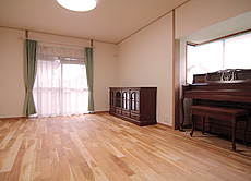 山桜（本桜）　無垢フローリング　施工写真