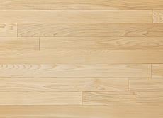 写真：無塗装品（国産　栓（せん）　無垢フローリング）