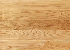 写真：蜜蝋ワックス塗装後（国産　栓（せん）　無垢フローリング）