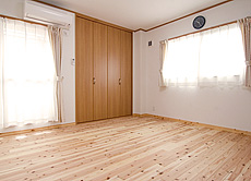 杉（すぎ） 無垢フローリング 施工写真