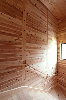 杉（すぎ）無垢フローリング　施工写真