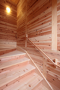 杉（すぎ）無垢フローリング　施工写真