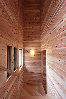 杉（すぎ）無垢フローリング　施工写真