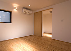 杉（すぎ） 無垢フローリング 施工写真