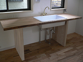 タモ耳付板　使用例