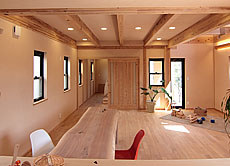 鬼くるみ（ウォールナット） 無垢フローリング　施工写真