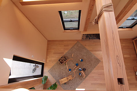 鬼くるみ（ウォールナット） 無垢フローリング　施工写真