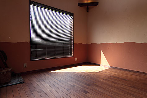 鬼くるみ（ウォールナット） 無垢フローリング　施工写真