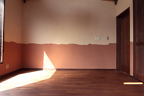 鬼くるみ（ウォールナット） 無垢フローリング　施工写真