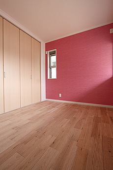 鬼くるみ（ウォールナット） 無垢フローリング　施工写真