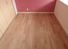 鬼くるみ（ウォールナット） 無垢フローリング 施工写真