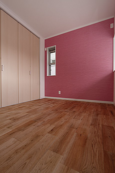 鬼くるみ（ウォールナット） 無垢フローリング　施工写真