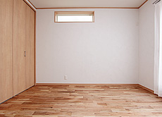 鬼くるみ（ウォールナット） 無垢フローリング　施工写真