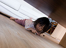 鬼くるみ（ウォールナット） 無垢フローリング　施工写真