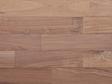 写真：ブラックウォールナット　無垢フローリング　無塗装・UNI・小節