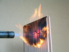 準不燃処理なし・燃焼中3秒