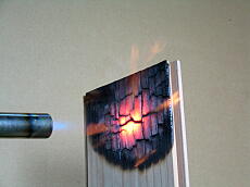 準不燃処理なし・燃焼中15秒