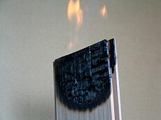 準不燃処理なし・燃焼終了30秒